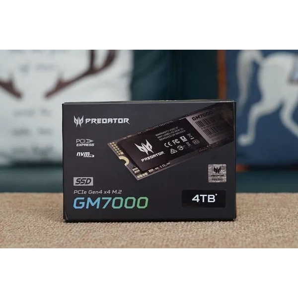SSD Predator GM7000 1TB 2TB 4TB NVMe Gen 4 PCIe Có DRAM Tốc độ Cao, Có HeadSink tích hợp, BH 5 năm | BigBuy360 - bigbuy360.vn