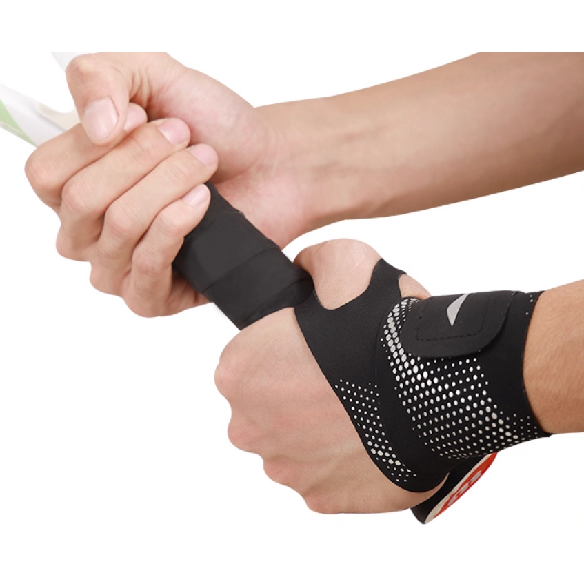 Băng quấn bảo vệ cổ tay Lining cho nam nữ chơi pickleball, quần vợt, cầu lông - Dòng cao cấp 2025