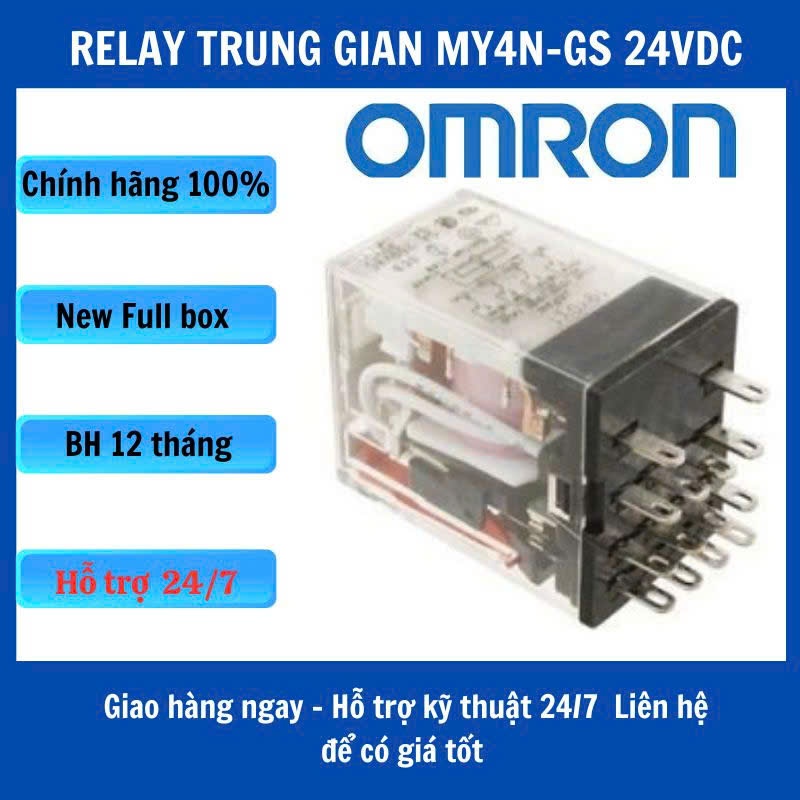 Rơ le Omron MY4N-GS 24VDC