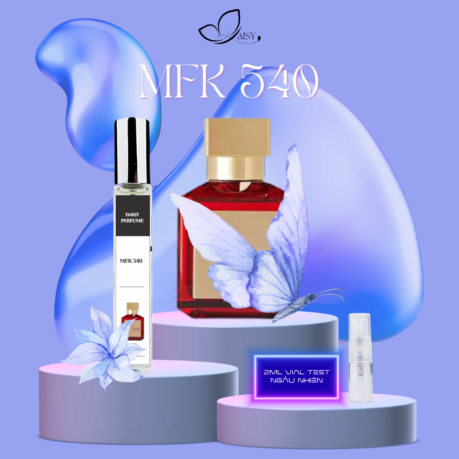 Nước Hoa Unisex MFK 540 chai chiết 10ml  Hương Thơm sang trọng, tinh tế - Daisy Perfume