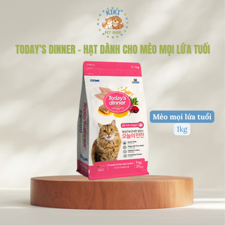 [DEAL SỐC] (1KG) THỨC ĂN HẠT TODAY'S DINNER CHO MÈO MỌI LỨA TUỔI