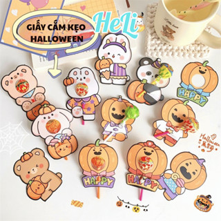 SET 6-10 GIẤY CẮM KẸO CHO BÉ, GIẤY CẮM KẸO HALLOWEEN, GIÁNG SINH NOEL, KHÔNG KÈM KẸO