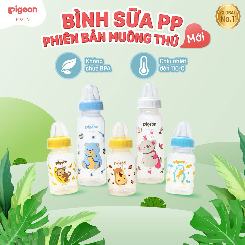 Bình sữa pigeon PP tiêu chuẩn 240ml