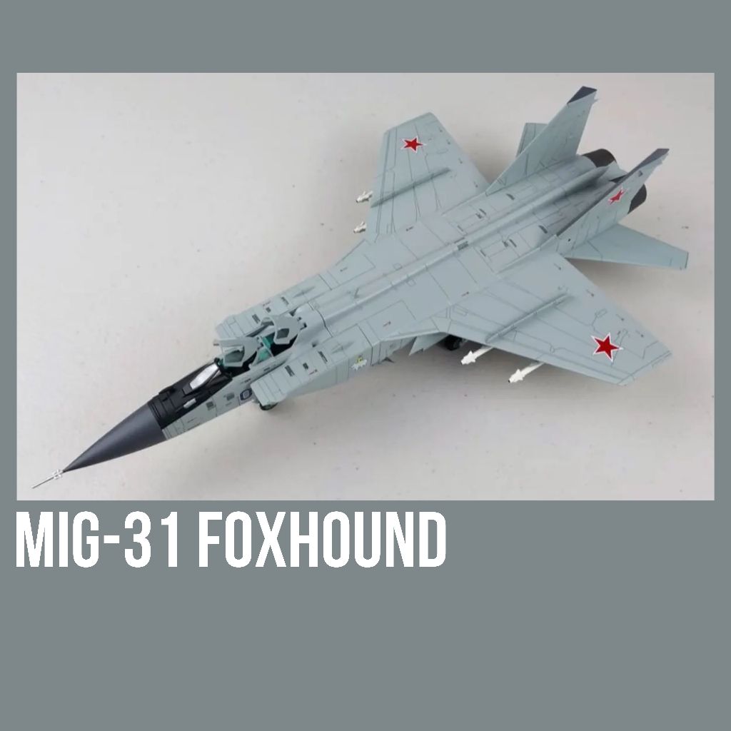 Bộ Kit Mô Hình Giấy Máy Bay Tiêm Kích Đánh Chặn Mikoyan MiG-31 Foxhound