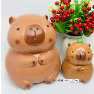  Heo tiết kiệm CHUỘT LANG CAPYBARA sz TO siêu cute C22xD20xR19 | quà tặng,decor,lợn đất giá rẻ giá xưởng 