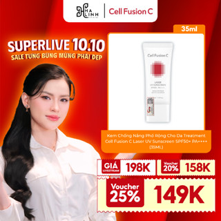 [VHL x Cell Fusion C] Kem Chống Nắng Phổ Rộng Cho Da Treatment Laser UV Sunscreen SPF50+/PA++++ 35ML