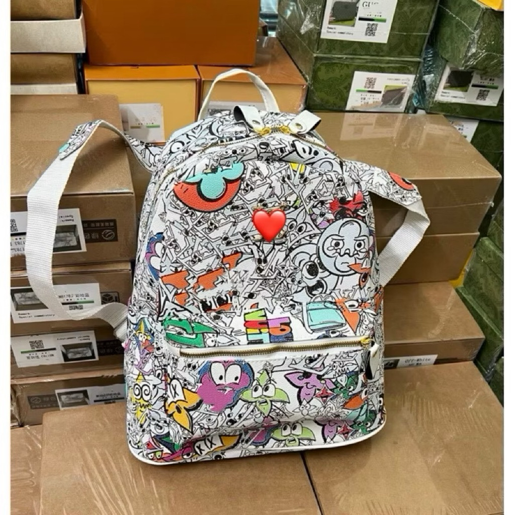 Balo Hoạ Tiết Hoạt Hình Size 40 Có Thể Đựng Sách Tiếng Anh To , A4 , Át Lát Thích Hợp Mang Đi Học , Đi Làm , Đi Chơi ..