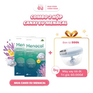 Viên uống bổ sung canxi cho bà bầu & mẹ sau sinh Aplicaps by clover Canxi EU Menacal