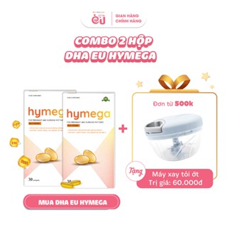 Viên uống bổ sung DHA EPA cho bà bầu, mẹ sau sinh Aplicaps by clover DHA EU Hymega hộp 30 viên