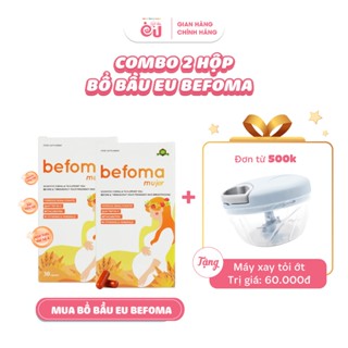 Viên uống bổ sung Sắt, Acid Folic, Vitamin tổng hợp cho bà bầu, mẹ sau sinh Aplicaps by clover Bổ bầu EU Befoma