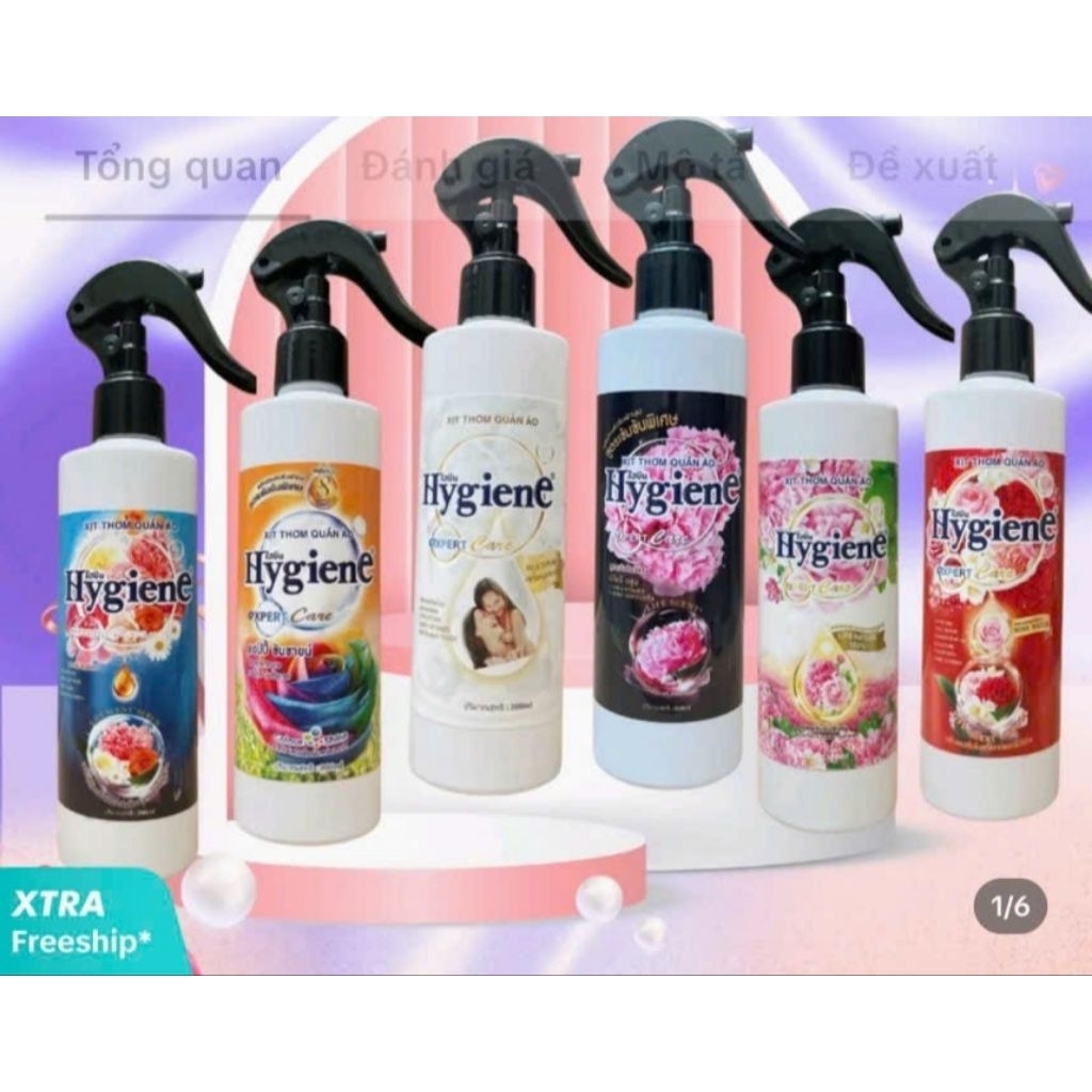 Xịt Thơm Quần Áo Hygiene