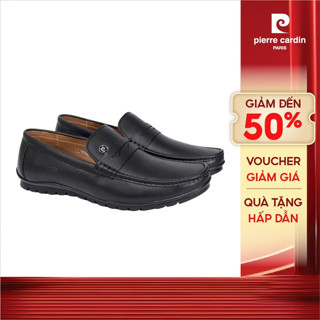 [NEW] Giày lười nam Pierre Cardin Pháp da bò thật, đế cao su chống trượt, form thoải mái, phong cách hiện đại 818