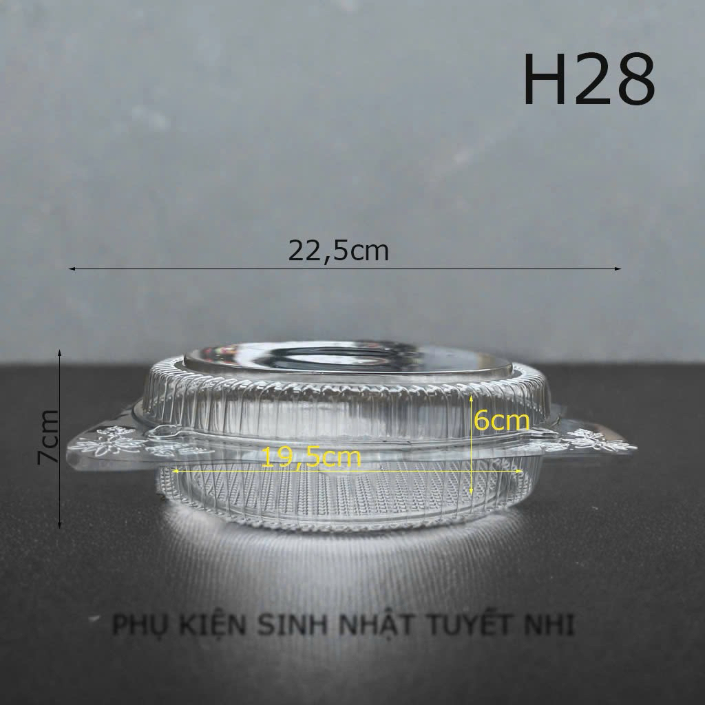 100 hộp H28 Đựng Thực Phẩm dùng 1 lần