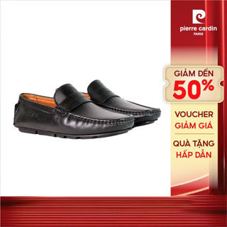 [New] Giày lười nam Pierre Cardin chất liệu da bò thật mềm mại, đế cao su chống trượt 803