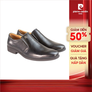 [Giá độc quyền] Giày tây nam Pierre Cardin Pháp loafer da bò thật nappa, đế cao su chống trượt 767