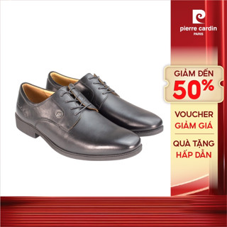 [Giá độc quyền] Giày tây nam Pierre Cardin Pháp derby chất liệu da bò thật, đế cao su 766 chính hãng