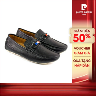 Giày lười nam Pierre Cardin chất liệu da thật, đế chống trơn trượt, thoải mái di chuyển 519