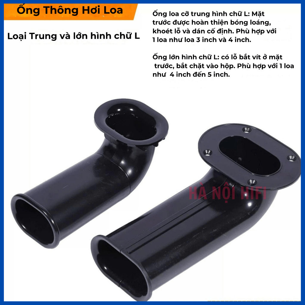 Ống thông hơi cho loa, ống hơi cong, ống hơi kiểu dáng Mai Cồ từ shop Hà Nội Hifi