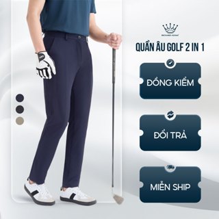 Quần Âu Golf Nam Richard Adam Vải Polymide Mềm Mại, Co Giãn, Thoáng Mát, Anti UV, Ống Suông QG210624