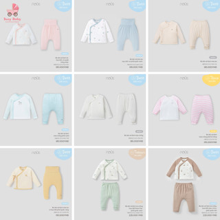 (MẪU MỚI) Bộ Nous NEWBORN CÀI LỆCH, CÀI CHÉO các mẫu, Suzybaby