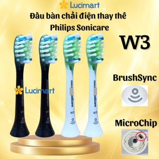  Đầu bàn chải điện thay thế Philips Sonicare W3 Premium White 