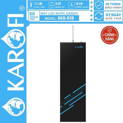 [CHÍNH HÃNG 100%] - Máy lọc nước Karofi KAQ-D20, 11 Lõi, Mới 2026, BẢO HÀNH CHÍNH HÃNG 3 NĂM TẠI NHÀ