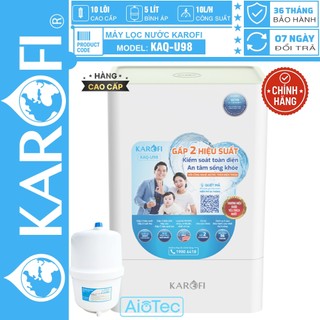  Máy lọc nước Karofi KAQ-U98 10 Lõi Công Nghệ AIOTEC MỚI 2025 BẢO HÀNH CHÍNH HÃNG 3 NĂM TẠI NHÀ 