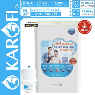  Máy lọc nước Karofi KAQ-U65 10 Lõi Lắp Gầm BẢO HÀNH CHÍNH HÃNG 36 THÁNG 