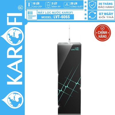 [CHÍNH HÃNG 100%] Máy lọc nước Karofi Livotec 606/606S, 10 Lõi, MỚI 2026, Tủ Đứng, Bảo Hành Chính Hãng 3 NĂM