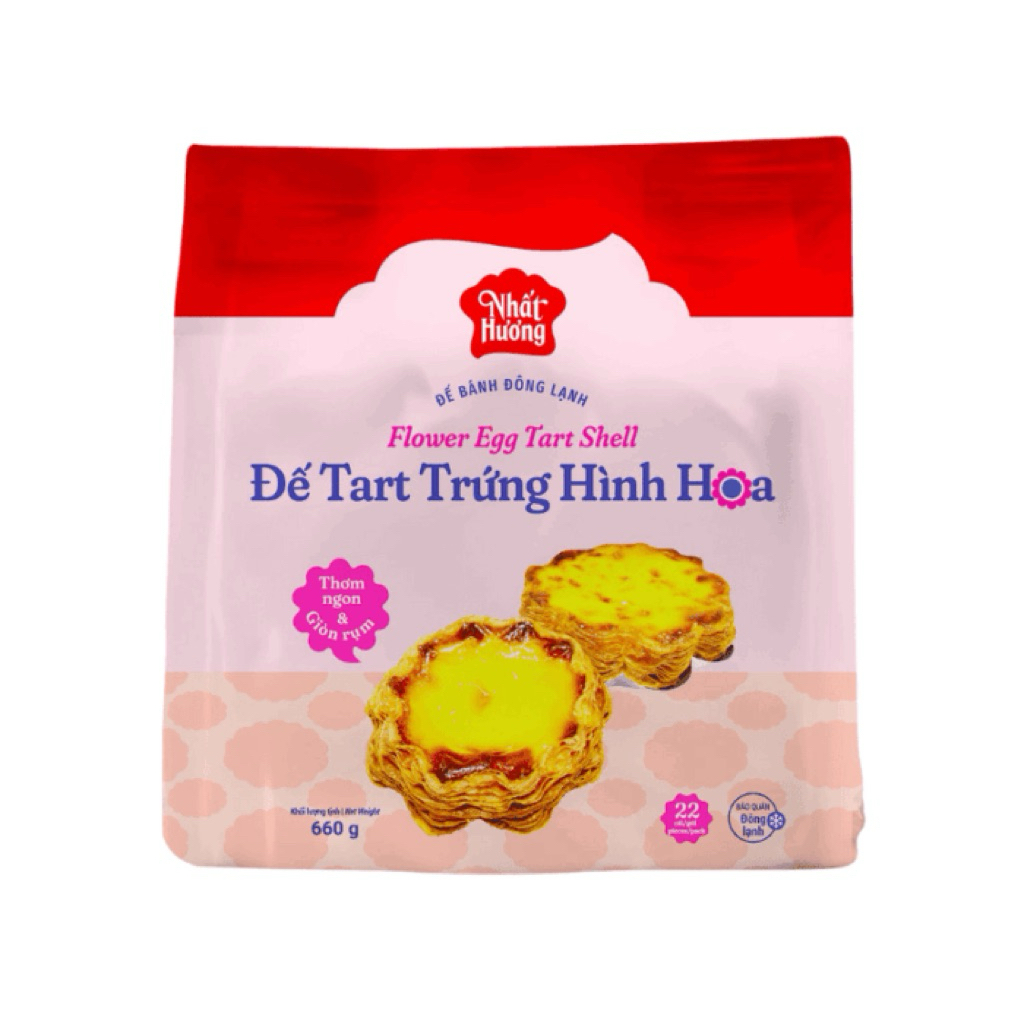 Đế Tart Trứng Hình Hoa Nhất Hương (660 g – 22 cái)
