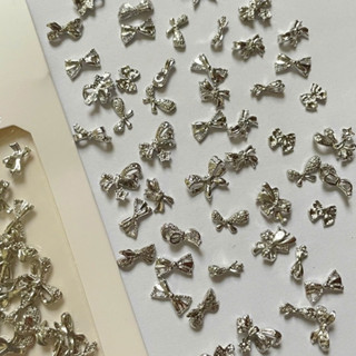  Set charm nơ mix kim loại #04 đính dán móng trang trí Phụ Kiện nail - manh219 