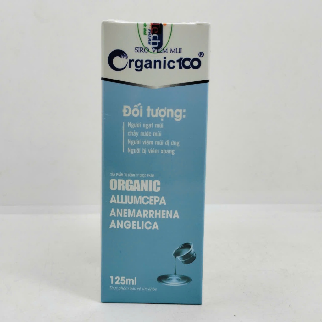 SIRO VIEM MŨI ORGANIC 100 LỌ 125ML