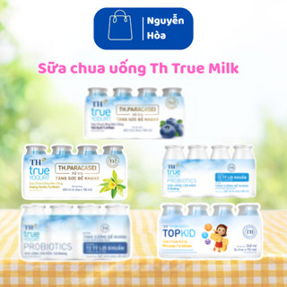  Combo 6 lốc Sữa Chua Uống TH True Milk đủ vị  - Tăng Cường Đề Kháng Bổ Sung Lợi Khuẩn Probiotics 