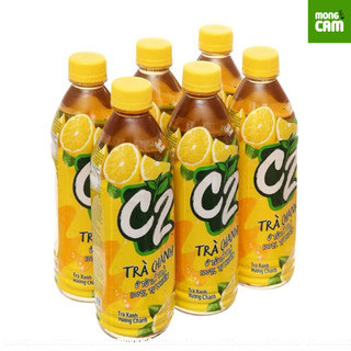 Lốc 6 chai - Thùng 24 chai C2 hương Chanh 455ml