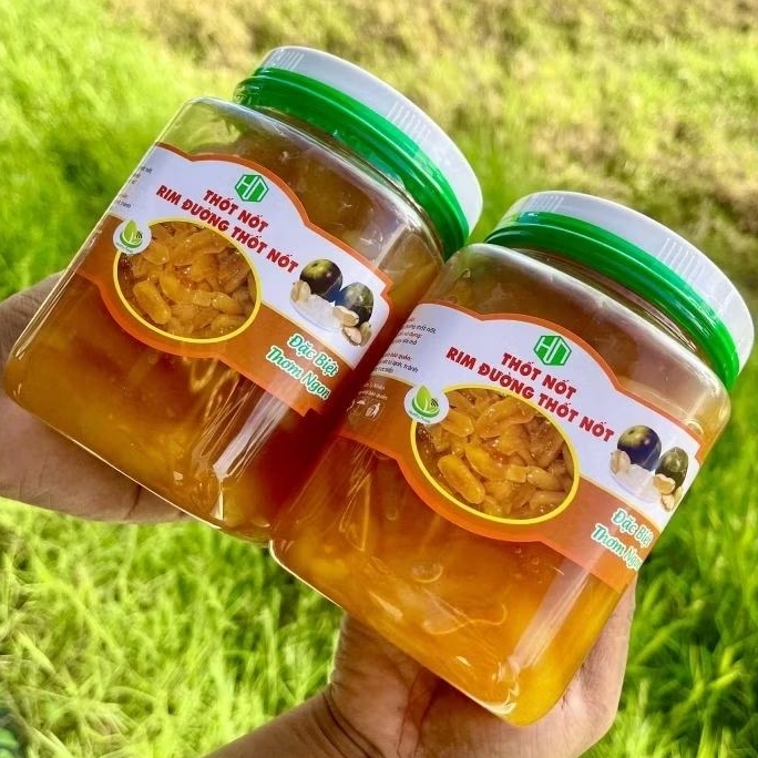 Thốt nốt rim đường thốt nốt - Thơm ngon, mềm dẻo - Hộp 1kg