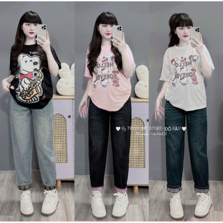   TRINH MIT  Quần Bầu Dáng Baggy M895 Viền Kẻ Chất Bò Mềm Hàng Đẹp - Có Chun Chỉnh Eo Cho Bầu Mặc Đi Làm Đi Chơi 