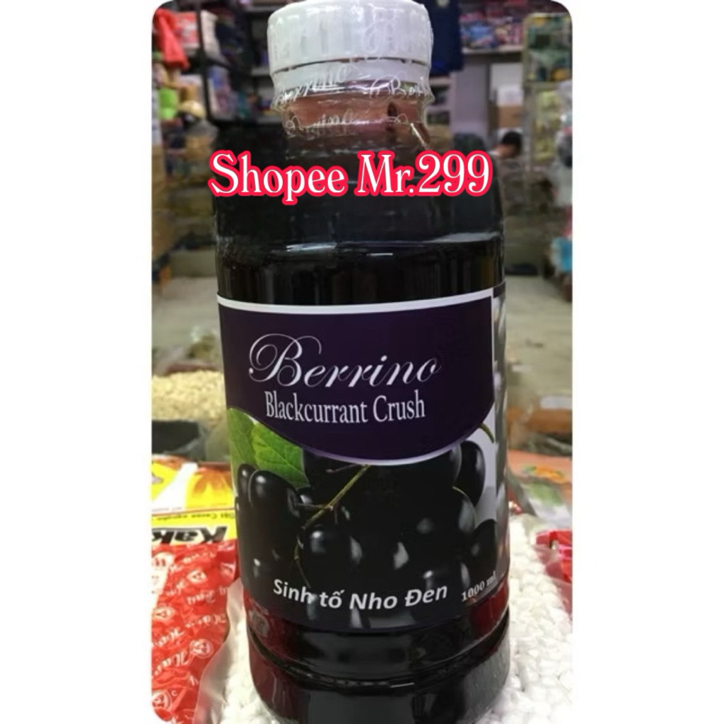 Sinh tố Nho Đen Berino 1 lít