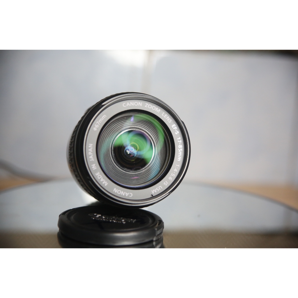 Lens canon ef-s 17-85mm is usm(có lỗi nhỏ - xem trong mô tả) Hữu duyên tìm chủ - Ống kính Canon EF