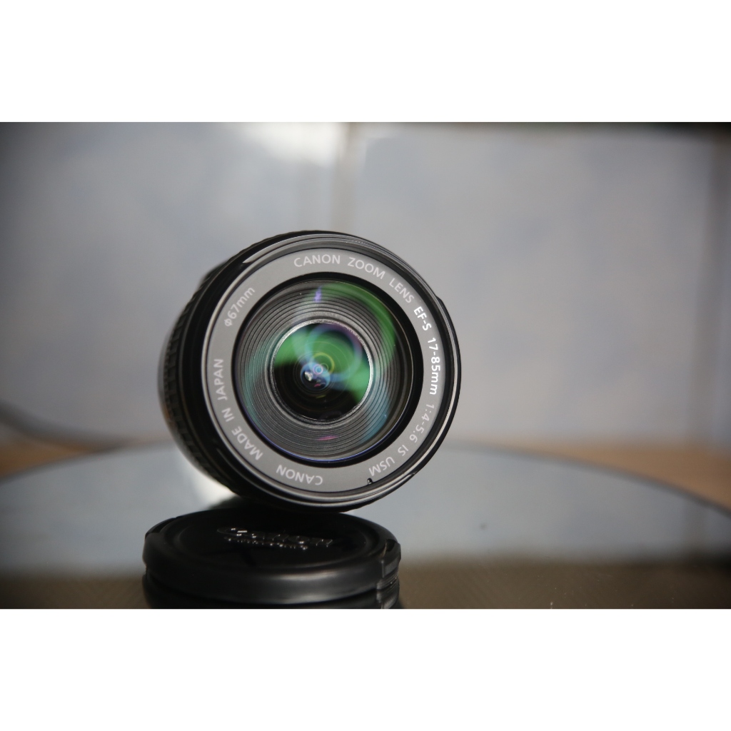 Lens canon ef-s 17-85mm is usm(có lỗi nhỏ - xem trong mô tả) Hữu duyên tìm chủ - Ống kính Canon EF
