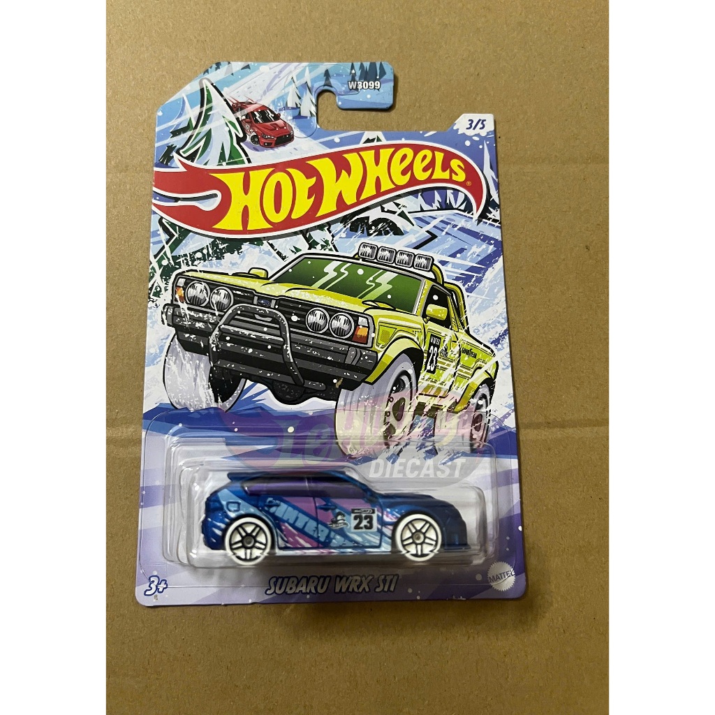 LeHuong Diecast - Xe Hot Wheels Subaru WRX STI Greenn