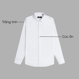 Áo Sơ Mi Trắng Nam Dài Tay Form Slimfit Lịch Lãm - Chống Nhăn, Co Giãn Nhẹ | Heaven Classic