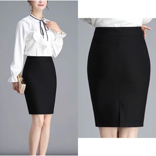 Chân váy bút chì ngắn 2 lớp, chân váy công sở - chân váy văn phòng ngắn chất vải umi hàn co dãn 4 chiều TOTOSA