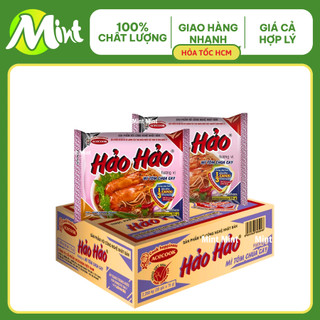   HỎA TỐC HCM   Thùng 30 gói  Mì Tôm chua cay_Hảo Hảo 🍤🍋🌶_Gói 75g. Shop Mint Mint. 