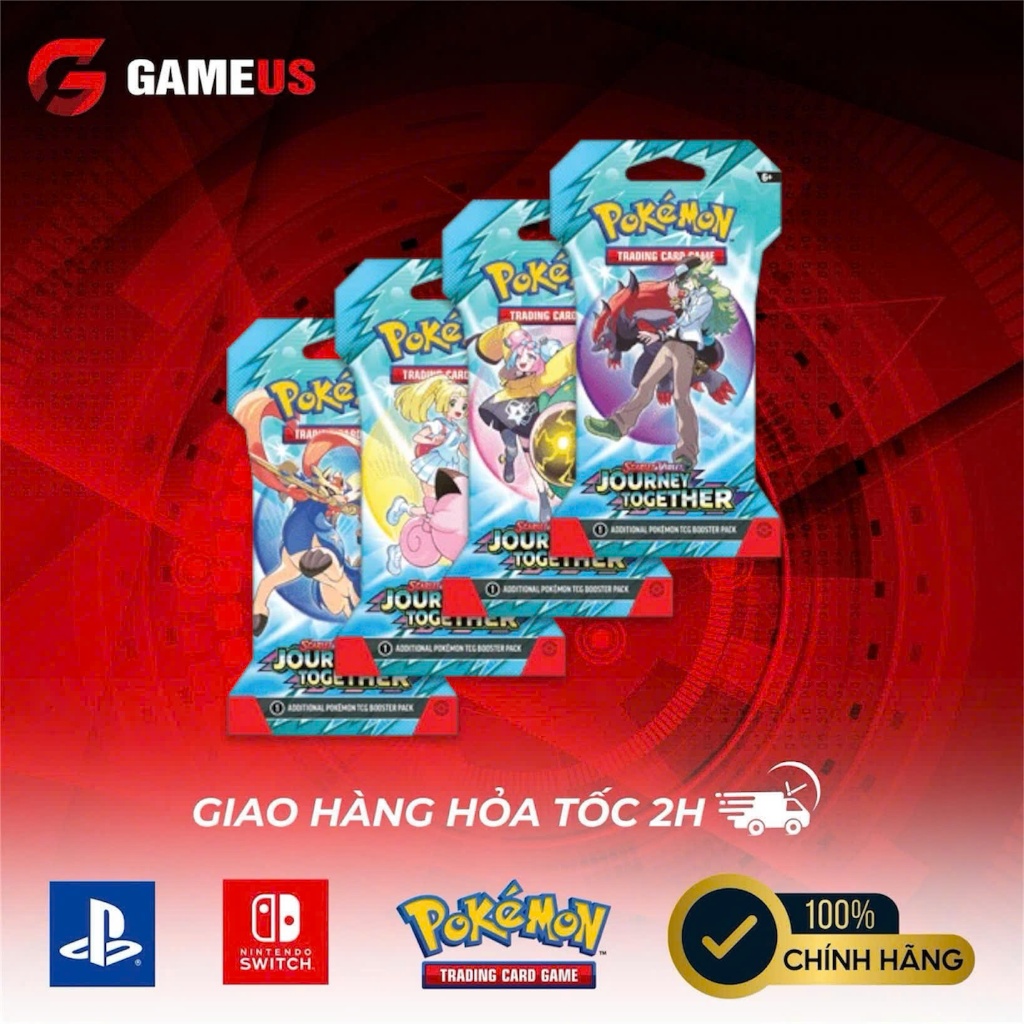 [Chính Hãng] Thẻ bài Pokemon TCG  Scarlet & Violet Journey Together Sleeved Booster Pack