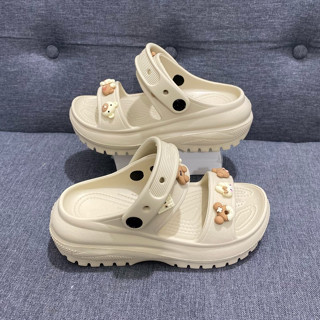  dép sandal nữ đẹp cao 7cm tặng kèm hình gắn xinh 