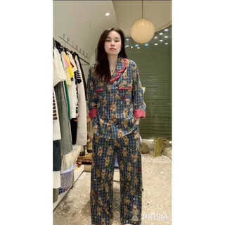   CHÍNH HÃNG  Set ngủ hoạ tiết gấu xanh ULLALA authentic 
