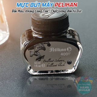 Mực Viết Máy Pelikan 4001 Đức 62.5ml - Màu Tím, Xanh, Đỏ, Đen - Bền Màu, Không Lắng Cặn