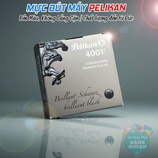 Mực Viết Máy Pelikan 4001 Đức 62.5ml - Màu Tím, Xanh, Đỏ, Đen - Bền Màu, Không Lắng Cặn