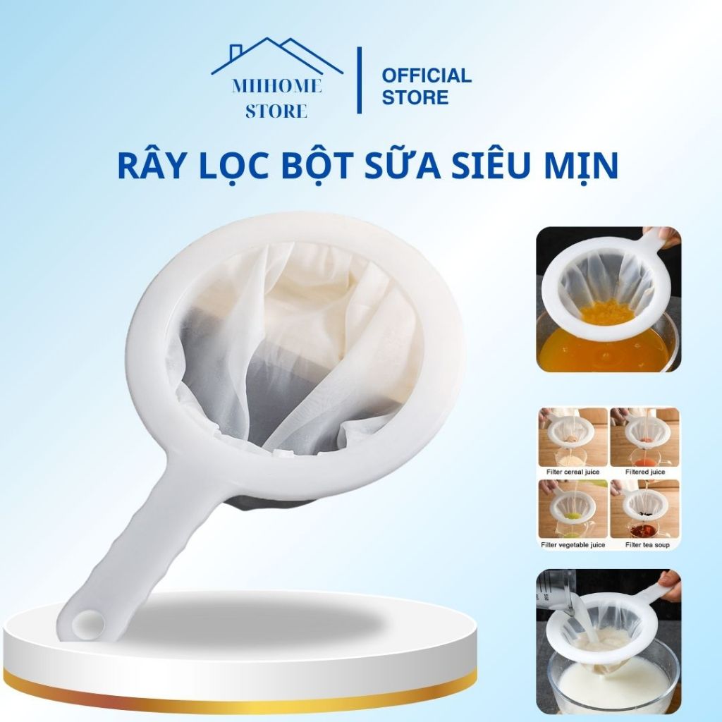 Rây Lọc Thực Phẩm, Lưới Lọc Sữa Đậu Nành, Rây Lọc Bột, Sữa Hạt , Nước Ép Hoa Quả Tiện Lợi