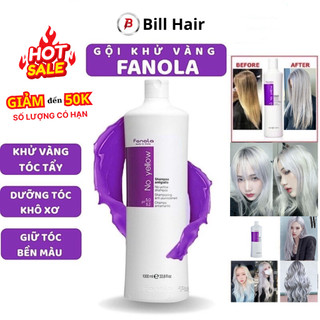 Dầu gội tím FANOLA NO YELLOW dầu gội khử vàng và giữ màu dành cho tóc tẩy | Bill Hair Billhair 